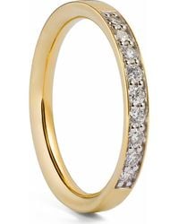 Monica Vinader - Essential Lab Grown Diamond Pavé Stacking Ring - Lyst
