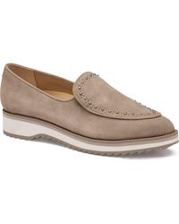 Johnston & Murphy - Ulyssa Studded Platform Loafer - Lyst