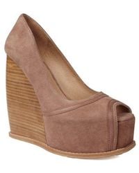 Zigi - Domenika Peep Toe Platform Wedge Sandal - Lyst