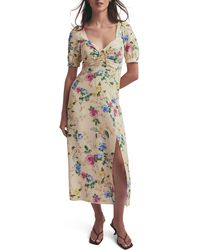 FAVORITE DAUGHTER - The Vineyard Floral Midi Dress - Lyst