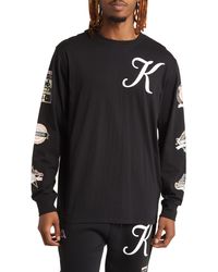 Kappa - Long Sleeve Cotton Graphic T-shirt - Lyst