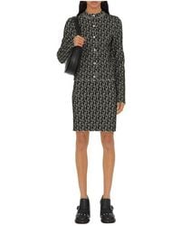 Burberry - B Charm Wool Blend Skirt - Lyst