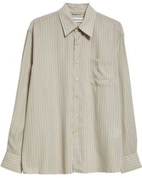 Our Legacy - Above Stripe Button-up Shirt - Lyst