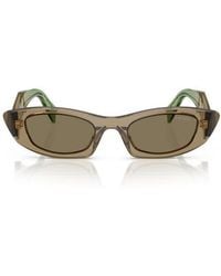 Prada - 52Mm Oval Sunglasses - Lyst