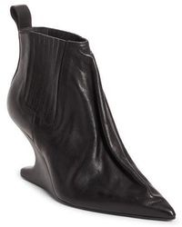 Rick Owens - Taco Pointed Toe Wedge Chelsea Boot - Lyst