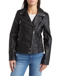 Sam Edelman - Leather Moto Jacket - Lyst