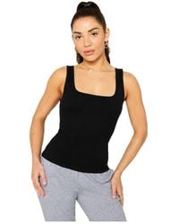 Fabletics - Daily Rib Square Neck Tank - Lyst