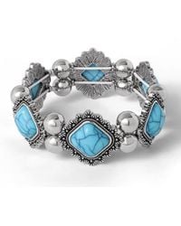 Jessica Simpson - And Stretch Bracelet With Western Motif - Lyst