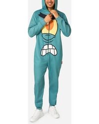 Opposuits - Spongebob Squarepants Plankton Hooded Fleece Costume Jumpsuit - Lyst