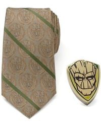 Cufflinks Inc. - I Am Groot Silk Blend Tie & Lapel Pin Gift Set - Lyst