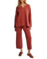 Free People - Hailee Dropped Raglan Set - Lyst