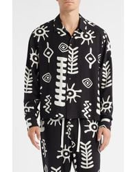 RIZORT - Mason Abstract Print Button-Up Shirt - Lyst