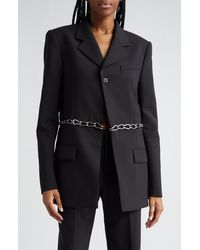Dion Lee - Chain Link Cutout Single Breasted Blazer - Lyst