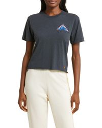 Aviator Nation - Mountain Stitch Stripe Graphic T-shirt - Lyst