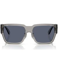 Versace - Biggie 57Mm Rectangular Sunglasses - Lyst