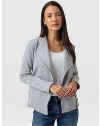 Saint + Sofia - Cotton Biker Jacket - Lyst