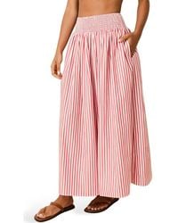 Solid & Striped - The Noreen Cotton Maxi Skirt - Lyst