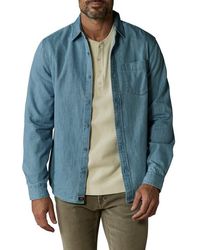 The Normal Brand - Denim Button-Up Shirt - Lyst
