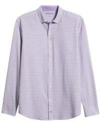 Johnston & Murphy - Xc+ Football Print Performance Button-Down Shirt - Lyst