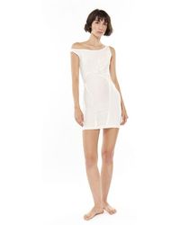 MOTHER OF ALL - Papper Off Shoulder Mini Dress - Lyst