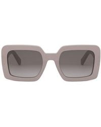 Celine - Triomphe 56Mm Square Sunglasses - Lyst