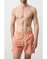 Mango - Print Swim Trunks - Lyst