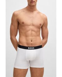 BOSS - Assorted 3-Pack One Stretch Cotton Boxer Briefs - Lyst