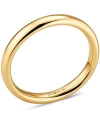 DEVATA - 3Mm Classic Dome Band Ring - Lyst