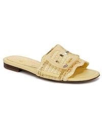 Sam Edelman - Bambi Raffia Buckle Slide Sandal - Lyst