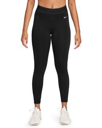 Nike - Pro 7/8 Mesh Panel leggings - Lyst