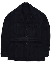 Fortela - Clint Linen Sahariana Jacket - Lyst