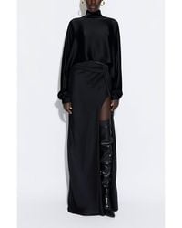 LAPOINTE - Satin Caftan Top - Lyst