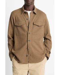 Vince - Cotton Blend Shirt Jacket - Lyst