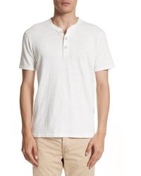 Rag & Bone - Classic Short Sleeve Flame Henley - Lyst