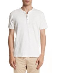 Rag & Bone - Classic Short Sleeve Henley - Lyst