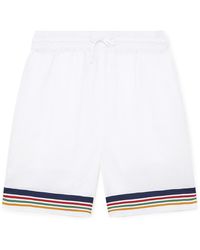 Casablancabrand - Tennis Club Icon Silk Shorts - Lyst