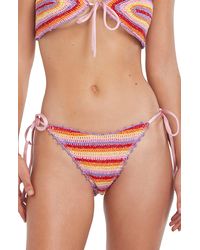 CAPITTANA - Lucy Reversible Crochet Bikini Bottoms - Lyst