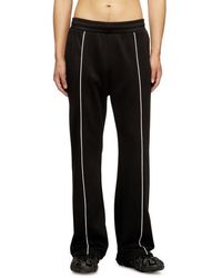 DIESEL - Track Pants With Contrast Piping - Lyst