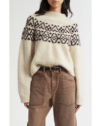 Nili Lotan - Chrissy Fair Isle Cashmere & Silk Sweater - Lyst