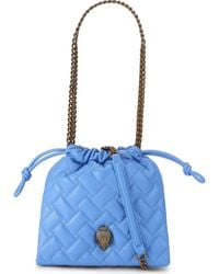 Kurt Geiger - Small Kensington Drawstring Quilted Leather Shoulder Bag - Lyst