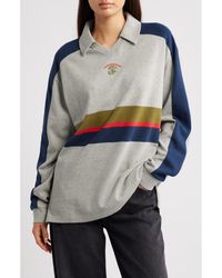 Damson Madder - Verity V-Neck Rugby Shirt - Lyst