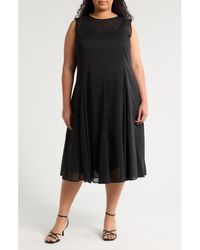 Marina Rinaldi - Corvino Cotton Sleeveless Midi Dress - Lyst