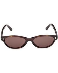 Tom Ford - Chloe 52Mm Oval Sunglasses - Lyst