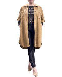 Standards & Practices - Button Front Knit Shirt Jacket - Lyst