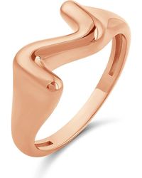 SHYMI - Bubble Letter Initial Ring - Lyst