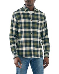 Faherty - Plaid Super Brushed Stretch Flannel Button-up Shirt - Lyst