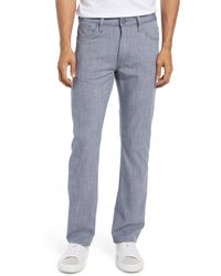 34 Heritage - Courage Straight Leg Stretch Chambray Pants - Lyst