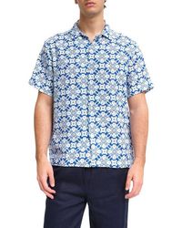 Peninsula - Casuzze Linen Bowling Shirt - Lyst