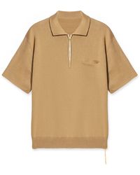 Fortela - Laight 3/4 Zip Short Sleeve Polo - Lyst