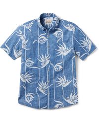 Reyn Spooner - X Alfred Shaheen Personal Paradise Tailored Fit Floral Short Sleeve Button-down Shirt - Lyst